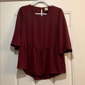 Women’s peplum top